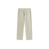 Men's Solid Embroidered Straight-Leg Pants